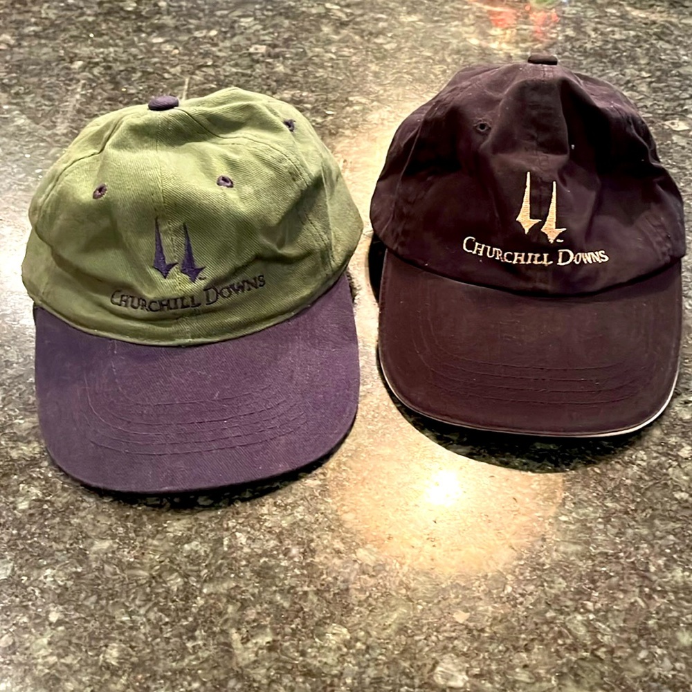 Two for 1. Worn once good condition two Churchill Downs hats